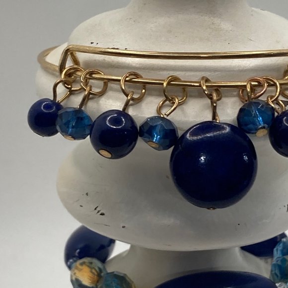 Blue and Gold Bracelet Set - Picture 4 of 5
